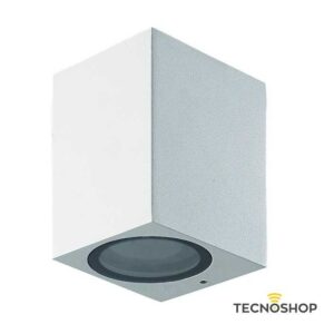 LIFE APPLIQUE DA PARETE 1xGU10 IP65 IN ALLUMINIO BIANCO