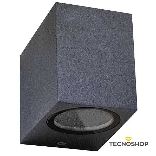 APPLIQUE GRIGIO SCURO IP54 PER LAMPADE 1XGU10