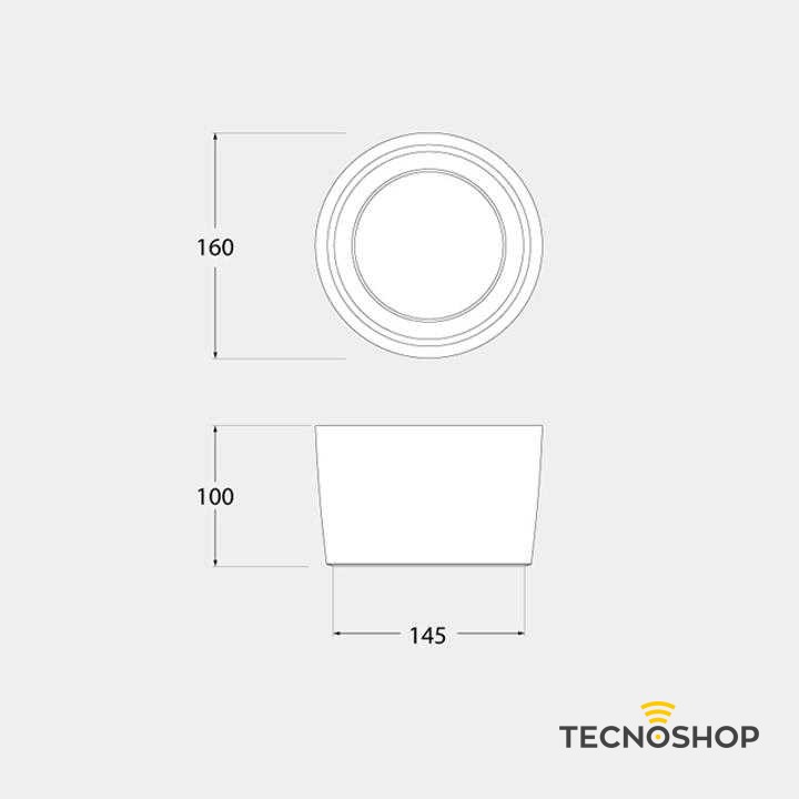 FUMAGALLI FARETTO LED A SOFFITTO GX53 IP55 BIANCO - immagine 2