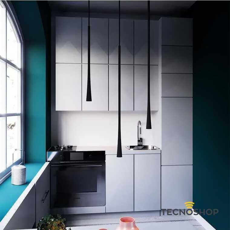 REDO SOSPENSIONE LED "ITO" 7W 3000K 60cm CON FINITURA NERA OPACA - immagine 2