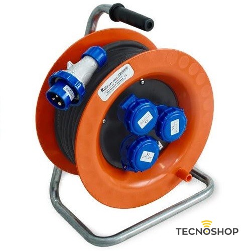 ROSI AVVOLGICAVO 30MT 3X2,5 NEOPRENE CON 3 PRESE 220V IP67