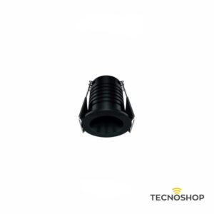 BENEITO INCASSO LED RETRATTO TONDO "PULSAR" 3,5W 2700K NERO