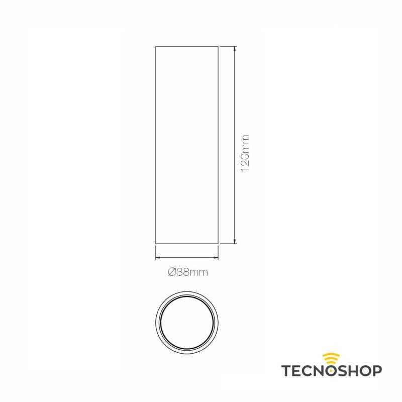 BENEITO ACCESSORIO PER FARETTO PULSAR ROTONDO BIANCO - immagine 2