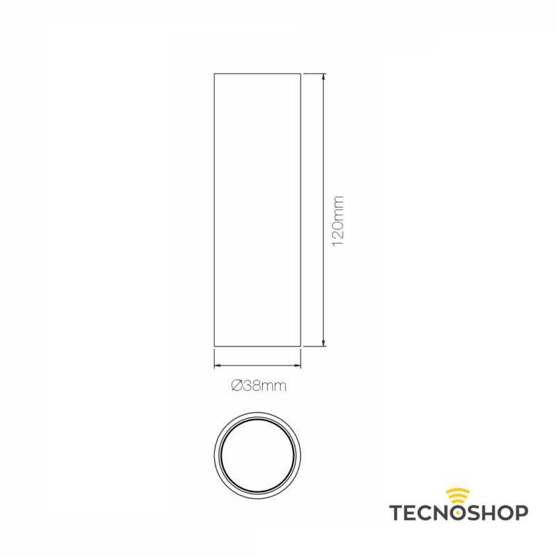 BENEITO ACCESSORIO PER FARETTO PULSAR ROTONDO NERO - immagine 2