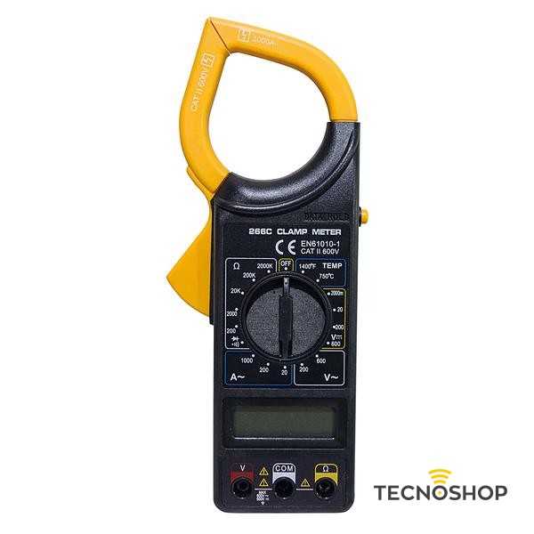 PINZA AMPEROMETRICA CON MULTIMETRO DIGITALE