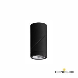 BENEITO CILINDRO SNODATO "PLUS" 8W CON 3 OTTICHE TRICOLOR NERO