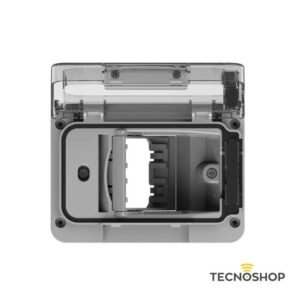 4BOX TELAIO PER SCATOLA INCASSO 503 WIDE BIANCA IP55 (COMPATIBILE PLANA)