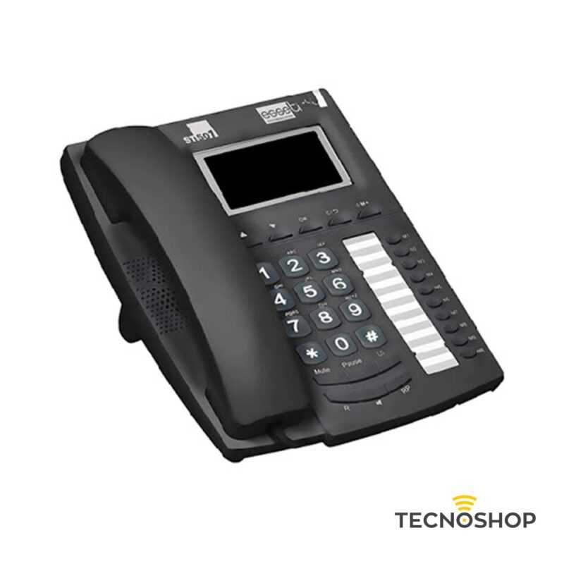 TELEFONO FISSO MULTIFUNZIONE ST501 GRAFITE