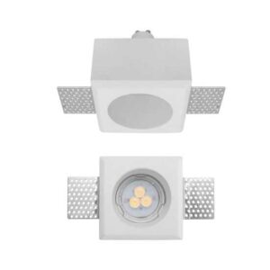 ARELUX XGESS FARETTO TONDO RASO SOFFITTO 1xGU10 85X85