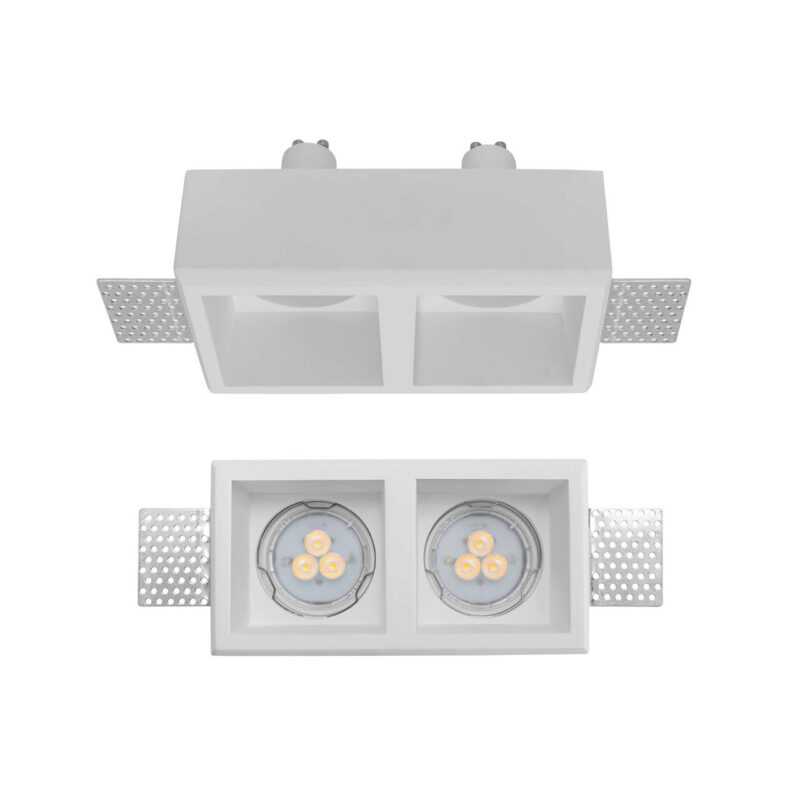 ARELUX XGESS FARETTO RASO SOFFITTO QUADRATO 2xGU10 150x80