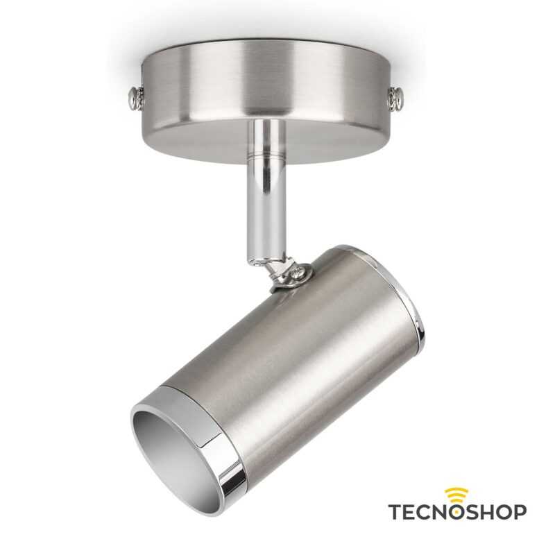 PHILIPS FARETTO LED ORIENTABILE 4,3W 3000K IN METALLO CROMATO