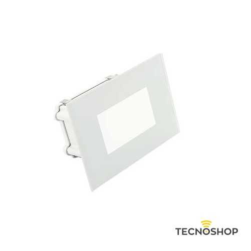 FAI SEGNAPASSO PER 503 IN VETRO BIANCO 3W IP66 120° TRICOLOR