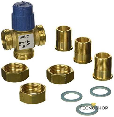 MUT VALVOLA MISCELATRICE TERMOSTATICA CON BOCCHETTONI DA 1/2" - immagine 2