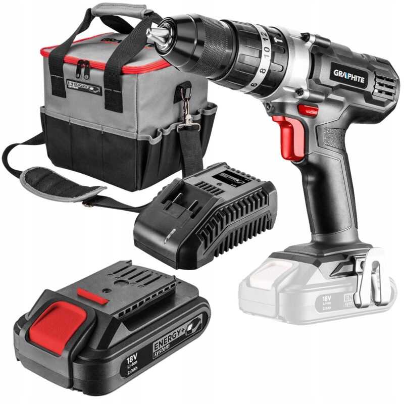 GRAPHITE TRAPANO AVVITATORE A PERCUSSIONE 18V - SOLO UTENSILE - immagine 2