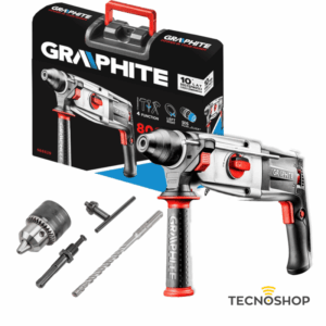 GRAPHITE MARTELLO TASSELLATORE SDS+ DA 800W