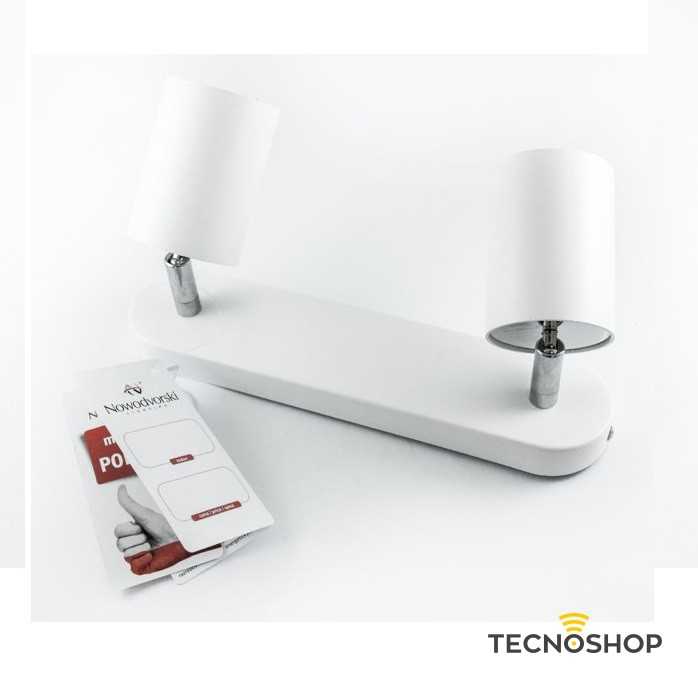NOWODVORSKI FARETTO CON 2 SPOT ORIENTABILI “EYE SPOT” BIANCO PER LAMPADE GU10 - immagine 2