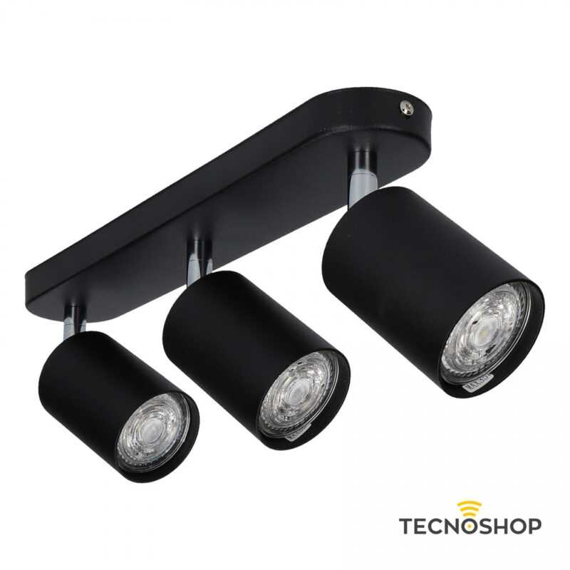 NOWODVORSKI BARRA CON 3 SPOT ORIENTABILI “EYE SPOT” NERO PER LAMPADE GU10 - immagine 4