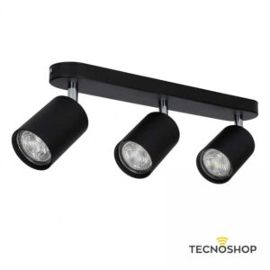 NOWODVORSKI BARRA CON 3 SPOT ORIENTABILI “EYE SPOT” NERO PER LAMPADE GU10