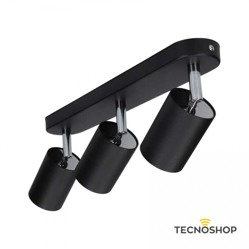 NOWODVORSKI BARRA CON 3 SPOT ORIENTABILI “EYE SPOT” NERO PER LAMPADE GU10 - immagine 5