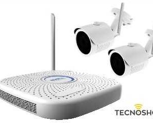 SKB WINVRPLUS KIT WI-FI NVR 4CH WI-FI & 5CH IP + 2 TELECAMERE WI-FI IP