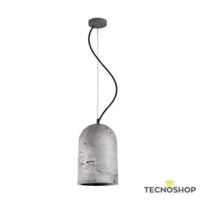 NOWODVORSKI SOSPENSIONE "LAVA" IN CEMENTO CON PORTALAMPADA E27