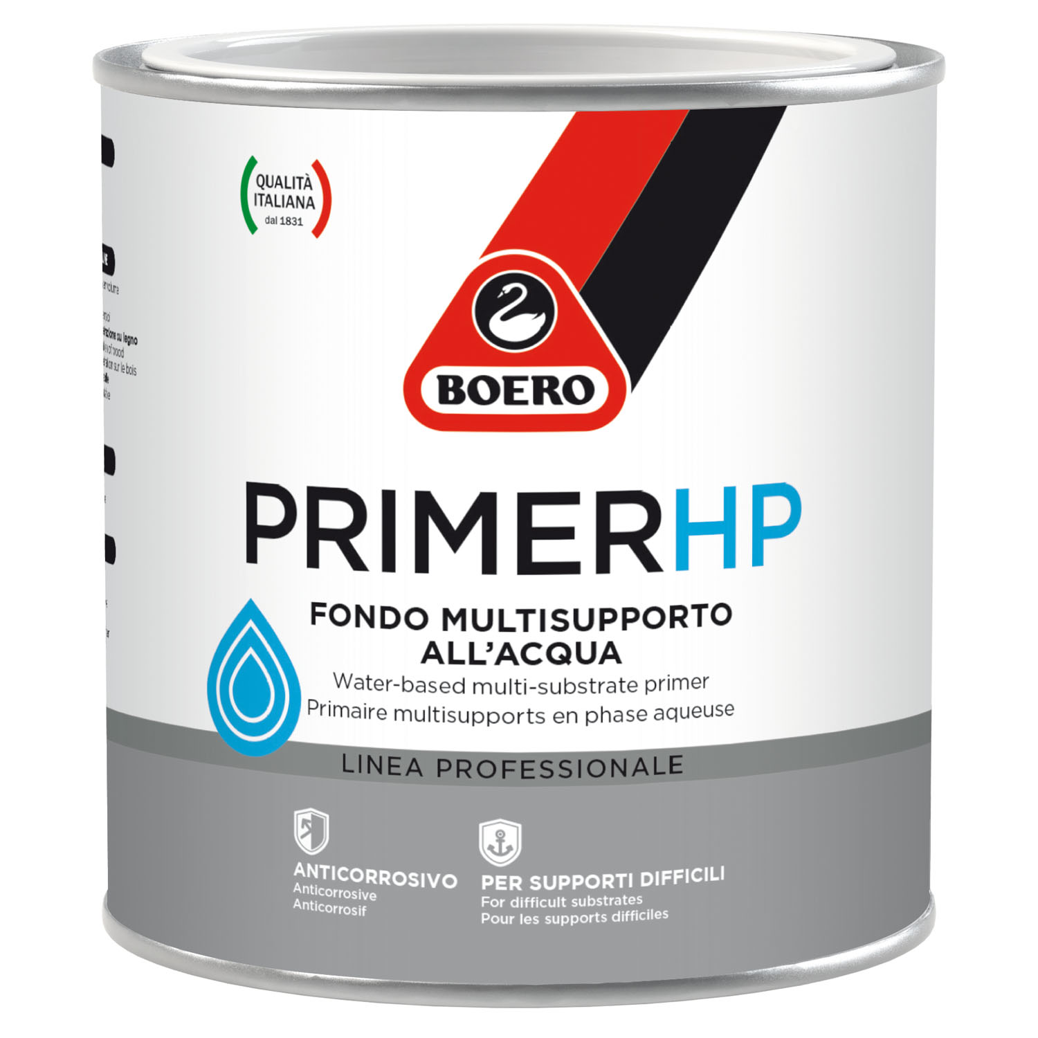 BOERO PRIMER HP FONDO BIANCO MULTISUPPORTO ALL'ACQUA 0,5LT