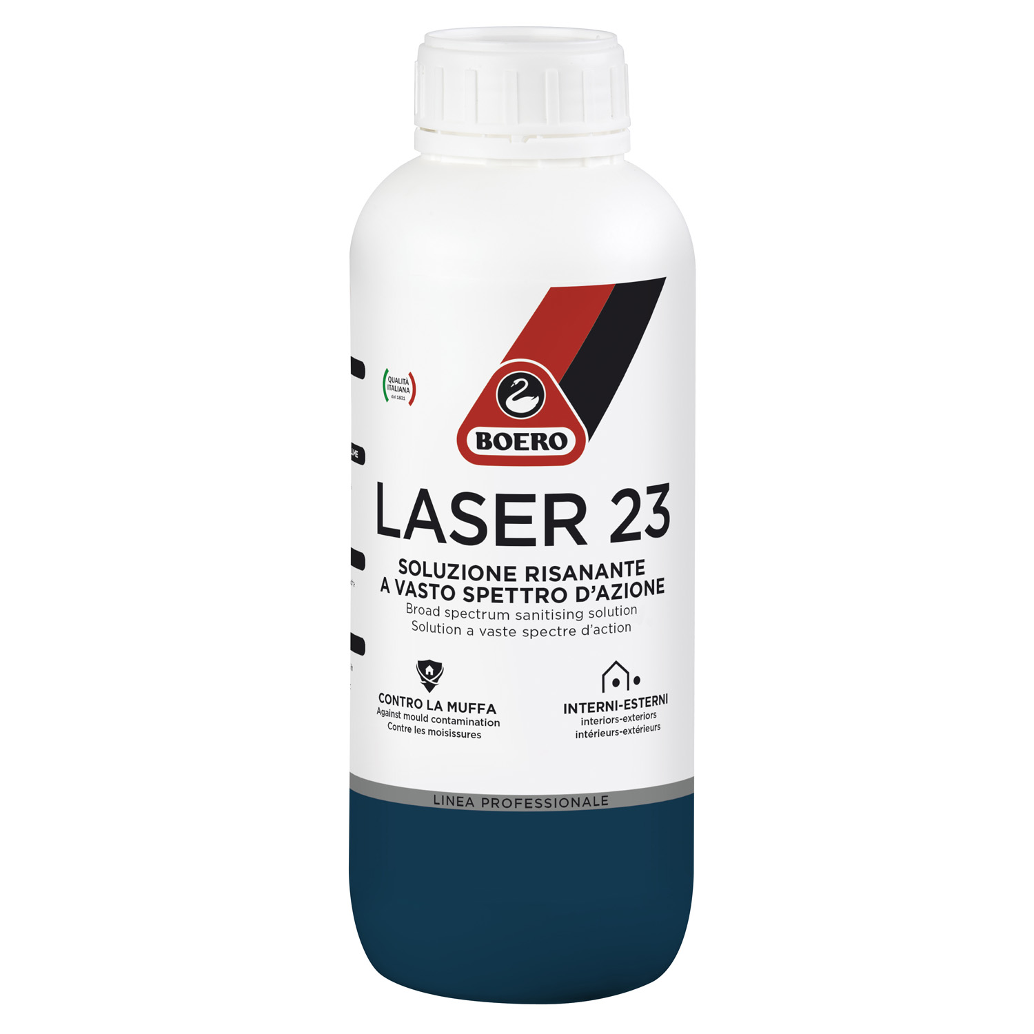 BOERO LASER 23 SOLUZIONE RISANANTE ANTIMUFFA - ANTIALGA DA 1 LT