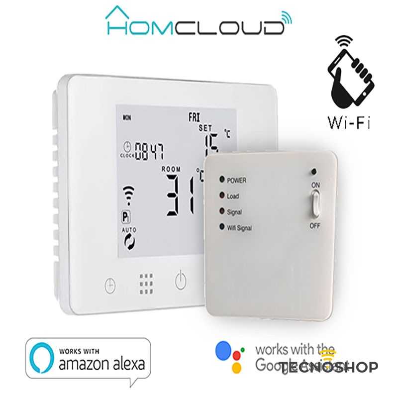 CRONOTERMOSTATO WI-FI CON RICEVITORE RF COMPATIBILE CON GOOGLE/ALEXA - immagine 2