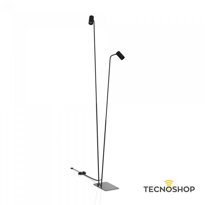 NOWODVORSKI PIANTANA ORIENTABILE "MONO" 2xGU10 CON FINITURA NERA