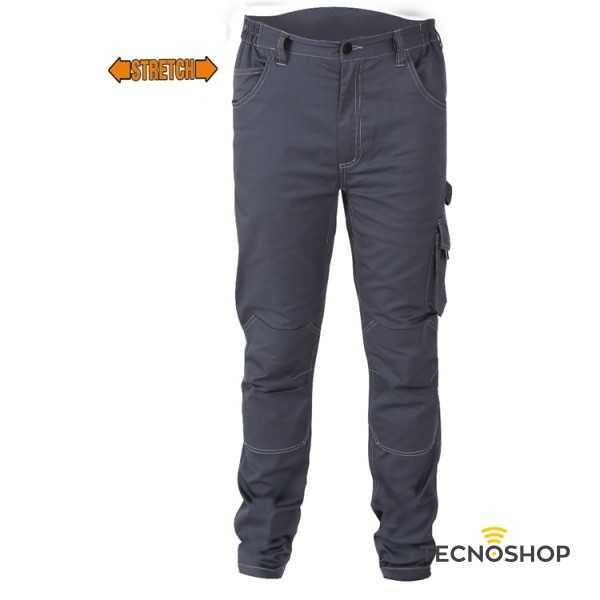 BETA PANTALONI DA LAVORO GRIGI ELASTICIZZATI SLIM FIT 250g