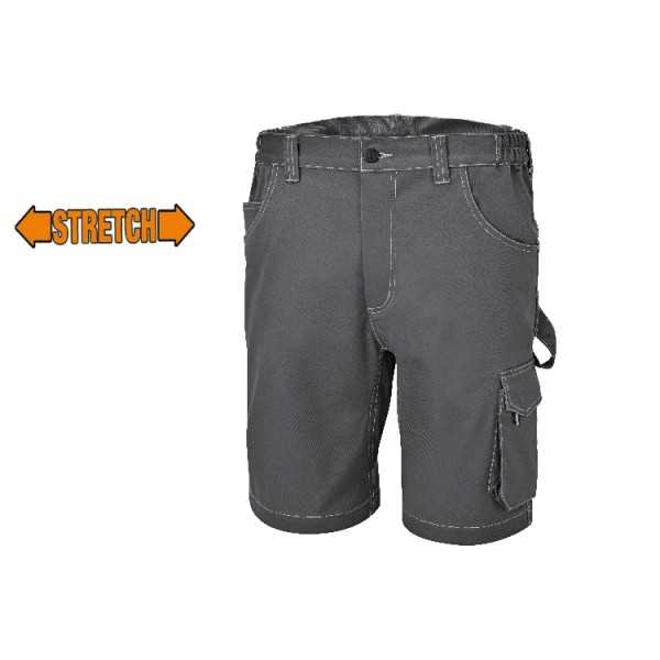 BETA BERMUDA DA LAVORO GRIGI ELASTICIZZATI SLIM FIT 250g