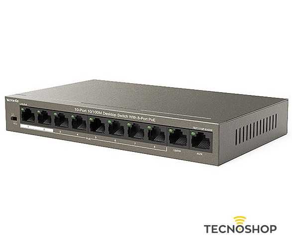 TENDA TEF1110P-8-63W SWITCH 8 PORTE POE 10/100MBIT