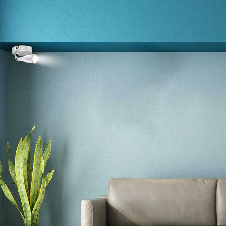 SPOT LED ORIENTABILE 4.5W 4000K BIANCO - immagine 2