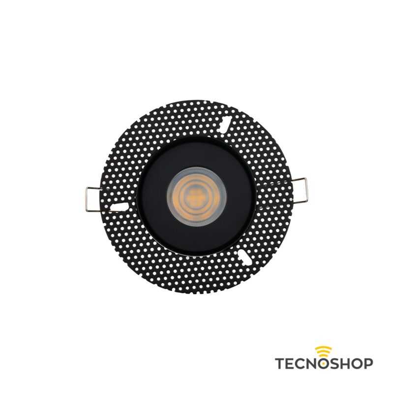 NOWODVORSKI FARETTO INCASSO PER CARTONGESSO 1XGU10 IP54 NERO - immagine 2