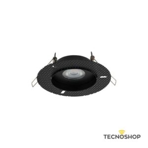 NOWODVORSKI FARETTO INCASSO PER CARTONGESSO 1XGU10 IP54 NERO