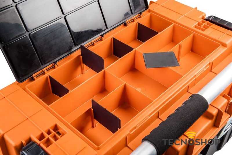 TOPEX CARRELLO PORTAUTENSILI CON RUOTE 68x40x35,5cm - immagine 4