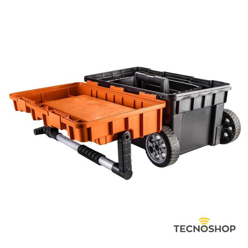 TOPEX CARRELLO PORTAUTENSILI CON RUOTE 68x40x35,5cm - immagine 5