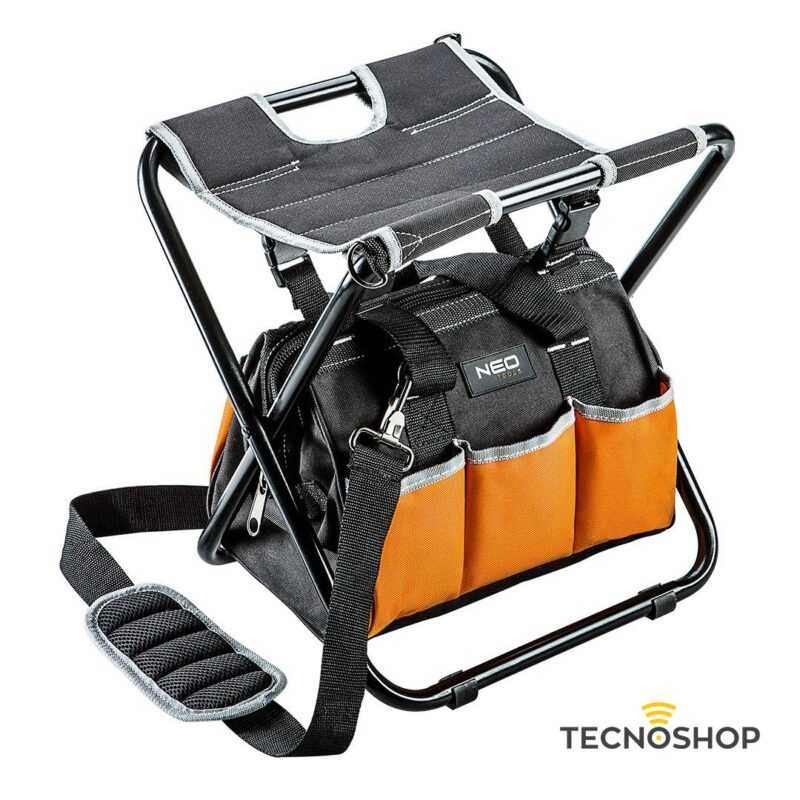 TOPEX SGABELLO PIEGHEVOLE CON BORSA STACCABILE