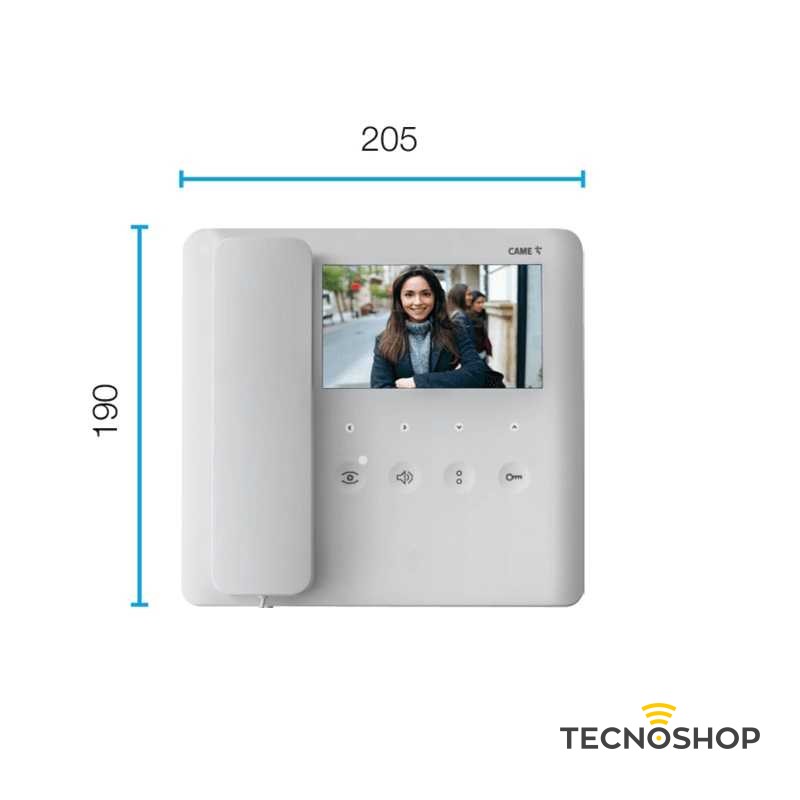 CAME VIDEOCITOFONO 840CF-0020 A CORNETTA PER SISTEMI X1 - immagine 2