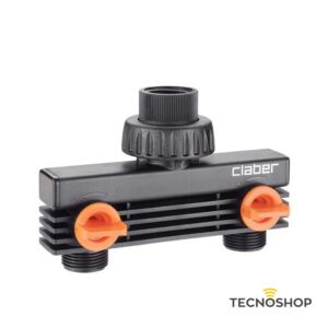 CLABER PRESA A 2 VIE 3/4" M