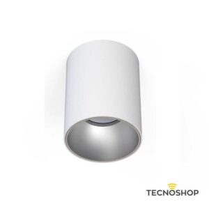 NOWODVORSKI FARETTO "EYE TONE" BIANCO/ARGENTO PER LAMPADE GU10