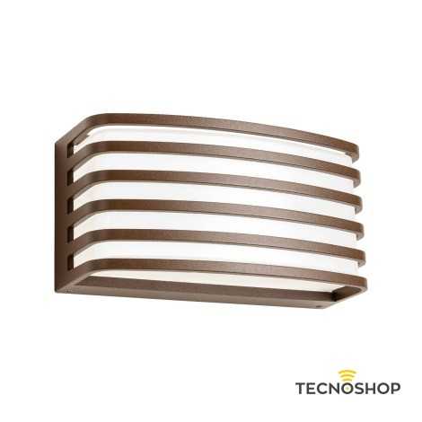 APPLIQUE LED MOD. SEBRA 15W 3000K MARRONE IP54