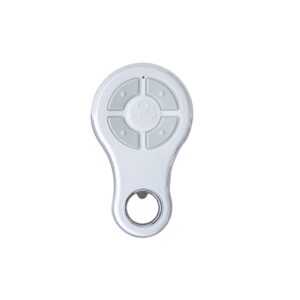KEY TRASMETTITORE 4 CANALI ROLLING CODE BIANCO (LED AMBRA)
