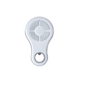 KEY TRASMETTITORE MASTER 4 CANALI ROLLING CODE BIANCO (LED BLU)