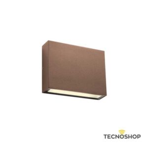 REDO APPLIQUE LED "KAMAL" 4.4W 4000K 115x91x32mm CON FINITURA CORTEN