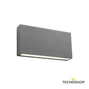 REDO APPLIQUE LED "KAMAL" 12W 4000K 175x91x32mm CON FINITURA GRIGIA