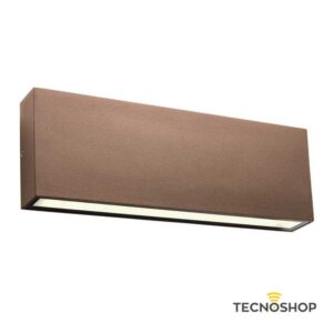 REDO APPLIQUE LED "KAMAL" 15W 4000K 260x91x37mm CON FINITURA CORTEN