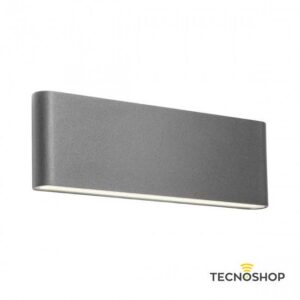 REDO APPLIQUE LED "POCKET" 24W 3000K 280mm IP54 GRIGIO SCURO