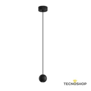 NOVALUCE SOSPENSIONE LED "NOCCI" 4.5W 3000K 158cm NERA