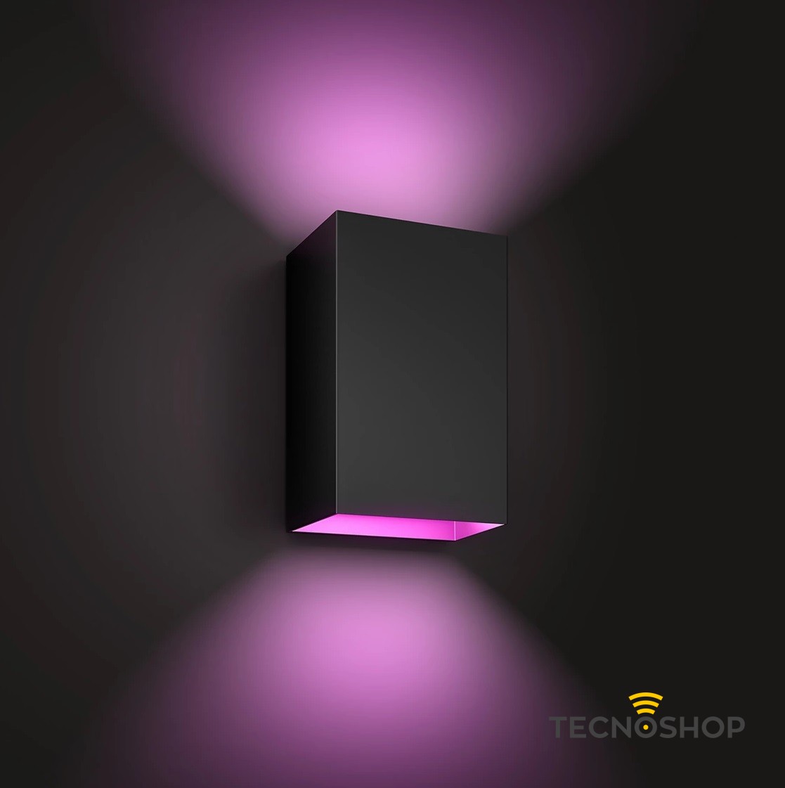 PHILIPS HUE LAMPADA DA PARETE NERA PER ESTERNO RESONATE - immagine 4